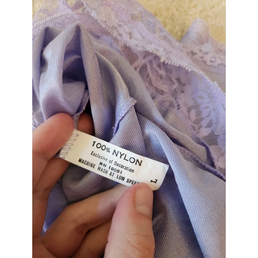 80s‎ Lilac Purple Nightie - Picture 4 of 4
